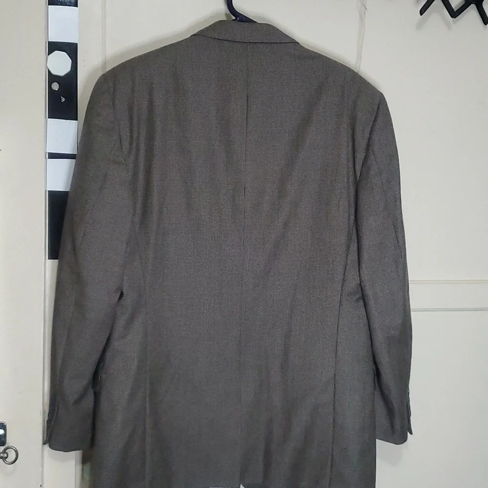 Lands' End Wool Cashmere Blend Blazer Sport Jacket 44R